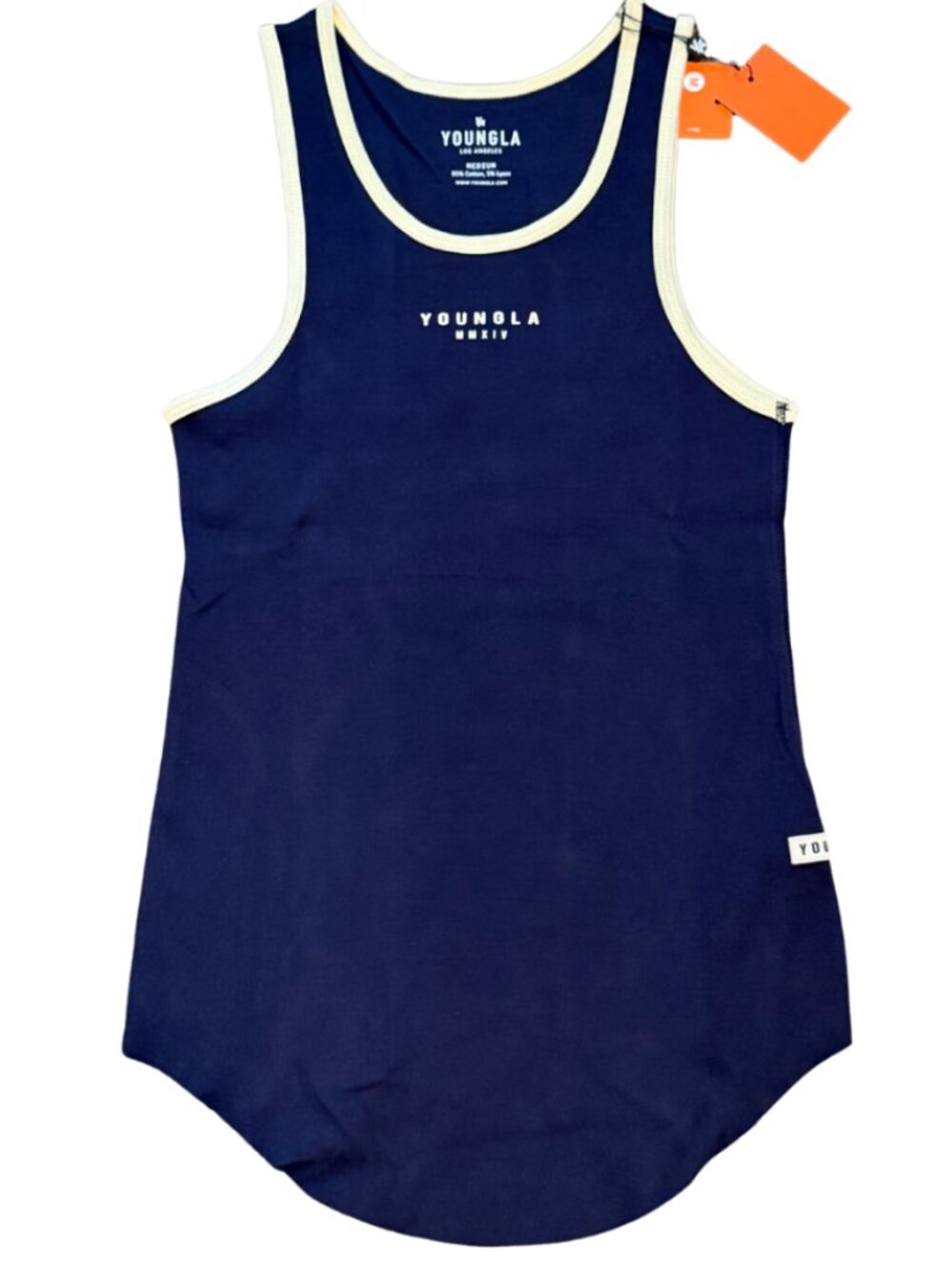 YoungLA 313 Tank Top Navy Blue Size M | NWT Gym Workout